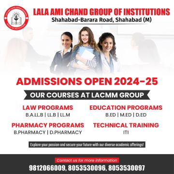 Lala AMi Chand Group Poster