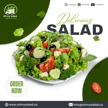 Oh My Salad Graphics Design