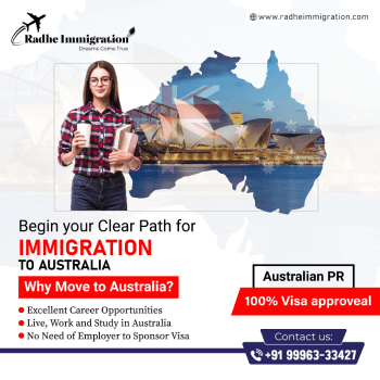 Radhe Immigration Graphics Design